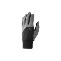 Gloves 4F M H4Z22-REU003 gray melange