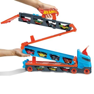 5. 2-in-1 transporter race track, toy for children