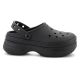 6. CROCS CLASSIC STACKED CLOG BLACK/BLACK 211355-060