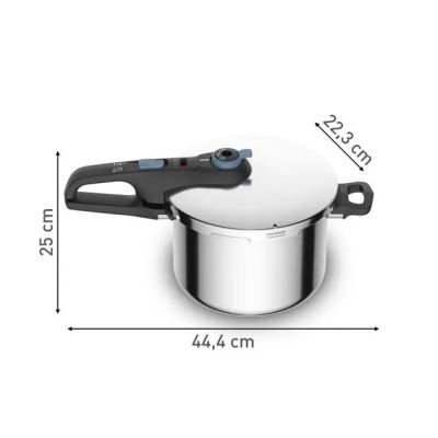2. TEFAL Secure Trendy Pressure Cooker 6 L P2580701