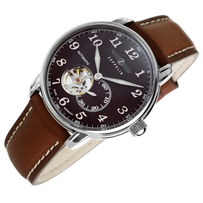 3. Men's ZEPPELIN LZ127 Graf Automatic 7666-4 Watch + BOX