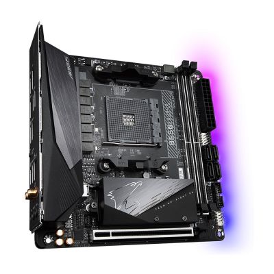 9. Gigabyte B550I AORUS PRO AX motherboard AMD B550 AM4 socket Mini-ITX