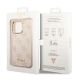 8. Guess 4G Vintage Gold Logo case for iPhone 14 Pro - pink