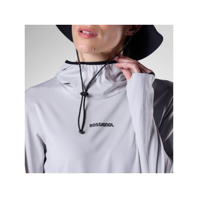 5. ROSSIGNOL W Westweg Sun Hoodie, gray