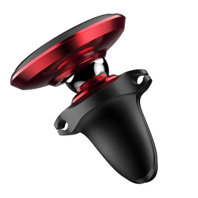 4. Baseus C40141201913-00 magnetic car holder for air vent - black and red