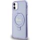 2. Guess Ring Stand Script Glitter MagSafe case for iPhone 11 / Xr - purple