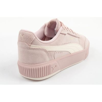 3. Puma women's sports shoes Carina Mia SD powder pink leather comfortable sneakers