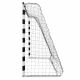 3. Meteor football goal 300x200x110 cm
