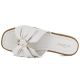 2. Women's flat slippers with bow white eVento 5479