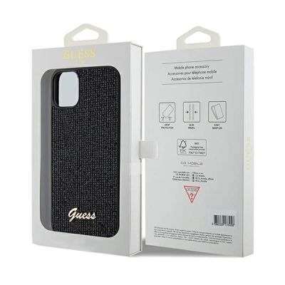 8. Guess Disco Metal Script case for iPhone 11 / Xr - black