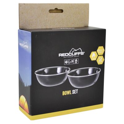 14. REDCLIFFS TRAVEL BOWL SET 2 PCS