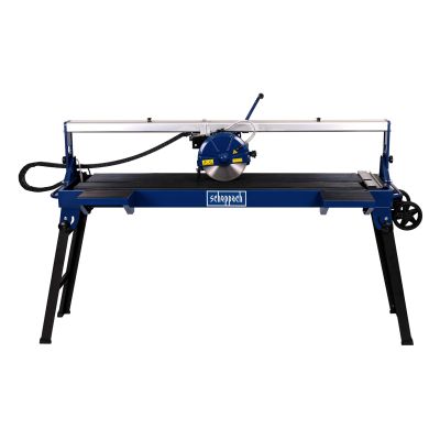16. Scheppach FS4700 tile cutter with diamond blade