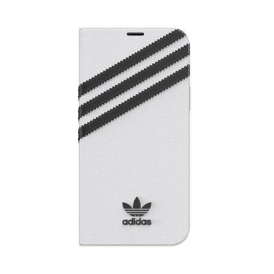 2. Adidas OR Booklet Case PU for iPhone 12 / 12 Pro 6.1" - white and black