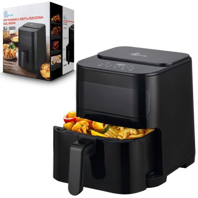 2. Extralink HOME AIR FRYER 5.2L EU SJ-520 Single 5.2L Hot Air Fryer Black