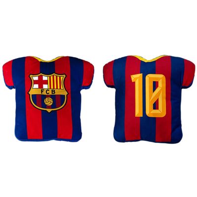 3. FC Barcelona Decorative Cushion in the Shape of a Shirt with Number 10 118574