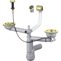 Siphon for 1.5- and 2-bowl granite sink - Space-Saver ZXY Z912 5907650812890