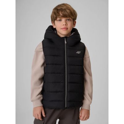 Boy's vest with synthetic filling 4F 4FJRSS26TVJAM397-20S