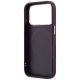 7. Guess Saffiano Peony & Ring MagSafe case for iPhone 17 Pro Max / 18 Pro Max - burgundy