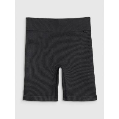 6. Women's ribbed knit short leggings 4F 4FRSS26TSTIF042-20S