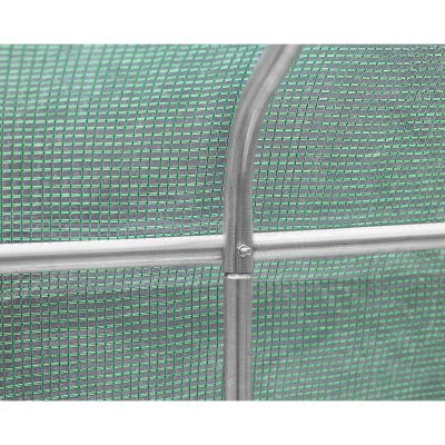 32. GREENHOUSE GARDEN TUNNEL 200x350x200CM PE GREEN STEEL STRUCTURE