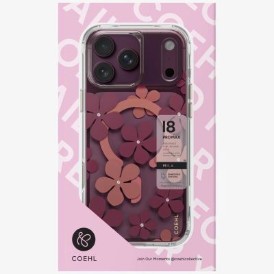 5. Uniq Coehl Mila Magnetic Charging Case for iPhone 18 Pro Max / 17 Pro Max - Burgundy