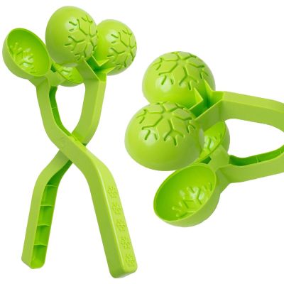 7. SNOWBALL SNOWBALL MAKER FOR MAKING SNOWBALLS, DOUBLE, GREEN 1064567