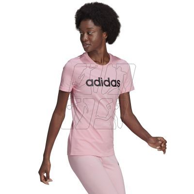 5. adidas Loungwear Essentials Slim Logo Tee W HD1681