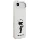 4. Karl Lagerfeld Silicone Karl Sketch & Logo MagSafe Case for iPhone 17 Air - White