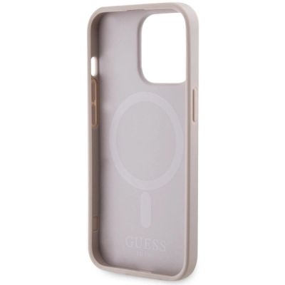 7. Guess GUHMP13LP4RPSP iPhone 13 Pro / 13 6.1" pink/pink hardcase 4G Printed Stripes MagSafe
