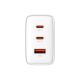 2. Baseus Cube Pro 65W GaN charger 2x USB-C USB-A - white