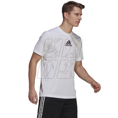 3. Adidas Primeblue Designed to Move M GM2135 T-shirt