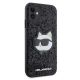 4. Karl Lagerfeld KLHCN61G2CPK iPhone 11 / Xr 6.1" black/black hardcase Glitter Choupette Patch
