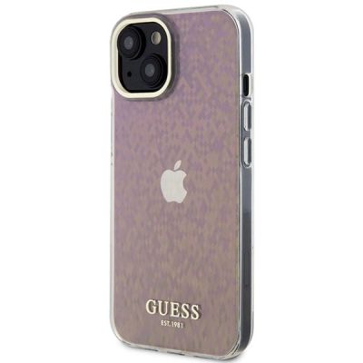 2. Guess GUHCP15SHDECMP iPhone 15 6.1" pink/pink hardcase IML Faceted Mirror Disco Iridescent