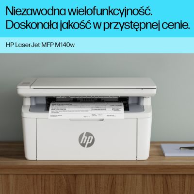 6. HP LaserJet M140w Wireless Multifunction Black and White Printer, Copier, Scanner