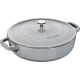 3. STAUB 40511-470-0 Deep Frying Pan with Lid - Graphite 28 cm