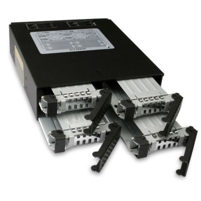 5. Icy Dock MB994SP-4SB-1 Carrier Panel, 13.3 cm (5.25"), 2.5", Aluminum, Metal, CE, REACH