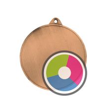 Medal with luxor jet print
