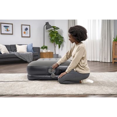20. Bestway 671BT Air Mattress Single Mattress Black, Gray Unisex