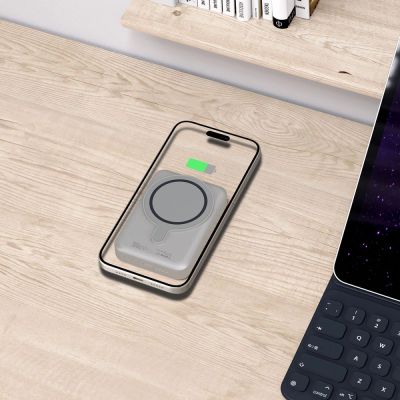 7. Powerbank Tech-Protect PB11 LifeMag MagSafe 10000 mAh - titanium