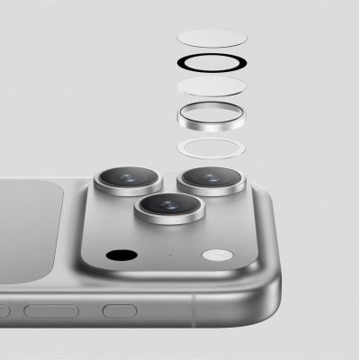 4. AmazingThing Lens Glass for iPhone 17 Pro / Pro Max with Black Aluminum Frame