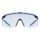 2. Uvex Pace Stage SV cycling glasses black matt/mirror blue