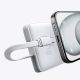 17. Baseus Airpow Lite 10000mAh 22.5W Power Bank with Built-in USB-C and Lightning Cables - White