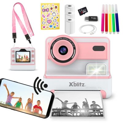 9. XBLITZ INSTANT CAMERA WITH FLASH PINK