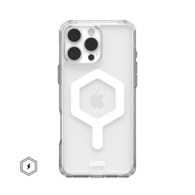 UAG Urban Armor Gear Plyo MagSafe Case Apple iPhone 16 Pro Max Ice (Clear)/White