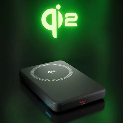 2. SBS Mag Power Qi2 5000 mAh Powerbank Compatible with MagSafe - Black