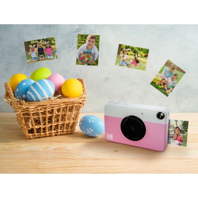 6. Kodak Printomatic 50.8 x 76.2 mm Pink, White