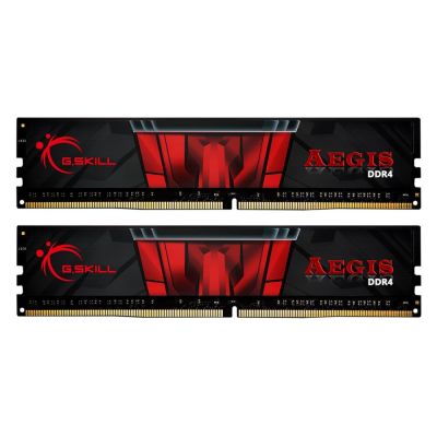 10. G.SKILL Aegis F4-2666C19D-16GIS Memory Kit (DDR4 DIMM; 2 x 8 GB; 2666 MHz; CL19)