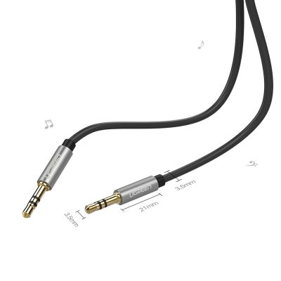11. Ugreen AV119 10736 audio cable mini jack 3.5mm / mini jack 3.5mm 3m - black
