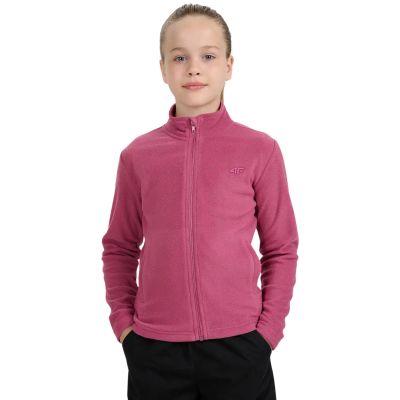 9. Fleece for girls 4F F346 dark purple 4FJWAW25TFLEF346 50S