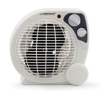 3. Esperanza Mojave EHH002 fan heater (2000W; 3 heating levels; white)